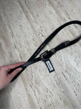 Lulu’s NWT Western-Inspired Leather Belt with Silver Hardware